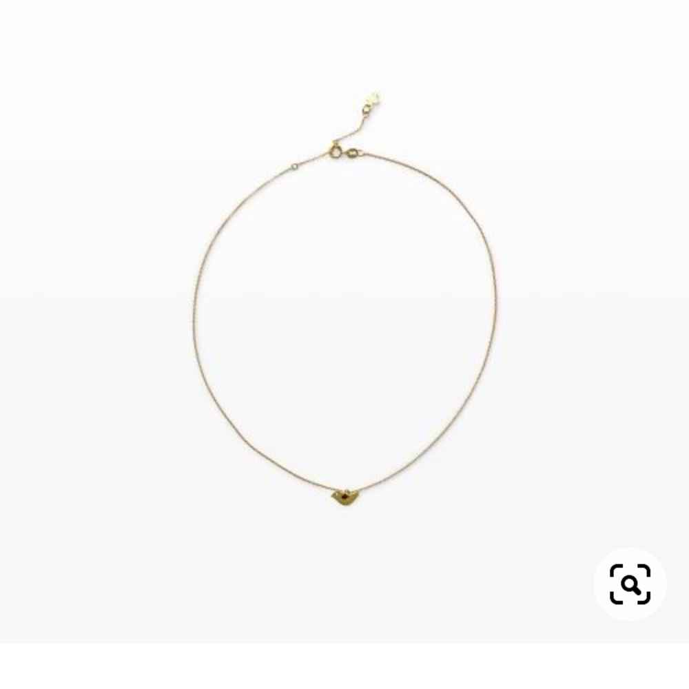 Gag Et Lou Bird pendant Gold necklace